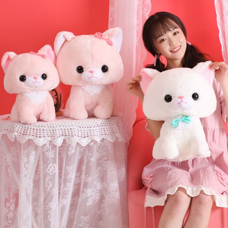 pink cat plush
