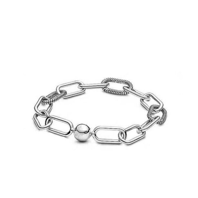 Pop New Fashion Diy Bead Silver Charms Fit Genuine Sterling 925 Bracelets Chain