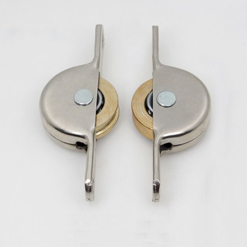 2019 Old Style Window Roller Sliding Door Plastic Steel Window Pulley Concave Stainless Steel Wheel Mute Brass Roller Hardware From Gaitetrading