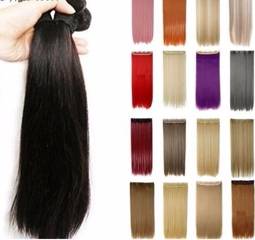2019 26 Long Straight Women Clip In Hair Extensions Long Fake