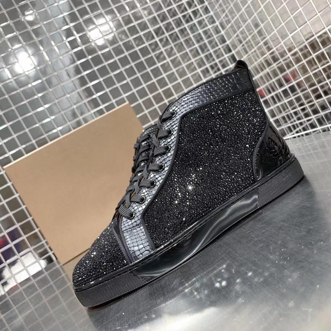 designer rhinestone sneakers