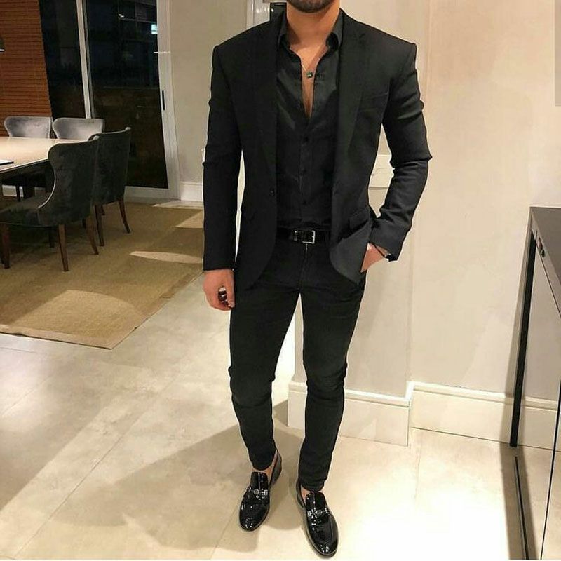 Black Men Suits Wedding Man Suits 