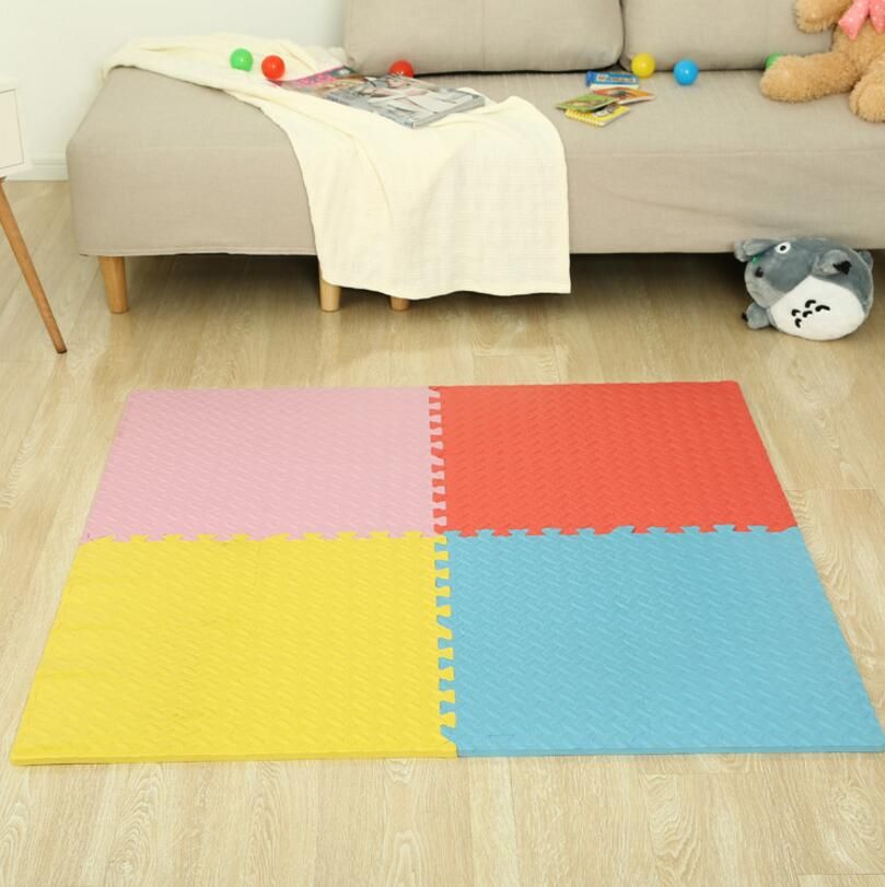 Children Crawling Mat Solid Leaf Shape Play Puzzle Mat Foam