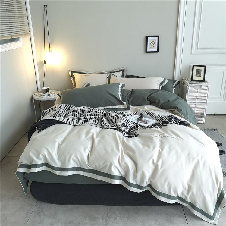 Luxury Bedding Set Pink Red White Bedsheet 100 Pure Cotton Quilt