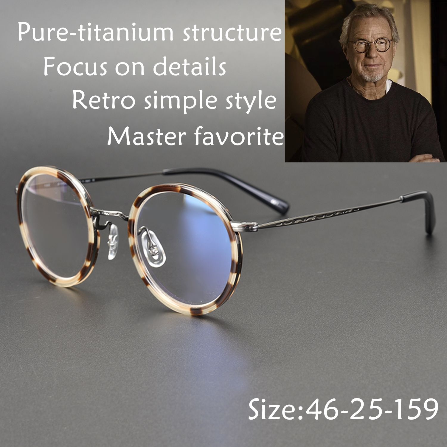 Occhiali Da Vista Vintage Retrò Semplici Masunaga Puro Titanio GMS 804  Acetato Telaio Donna Uomo Design Del Marchio Scatola Originale E Custodia  Da Vista Lenti Da 48,61 € | DHgate Italy