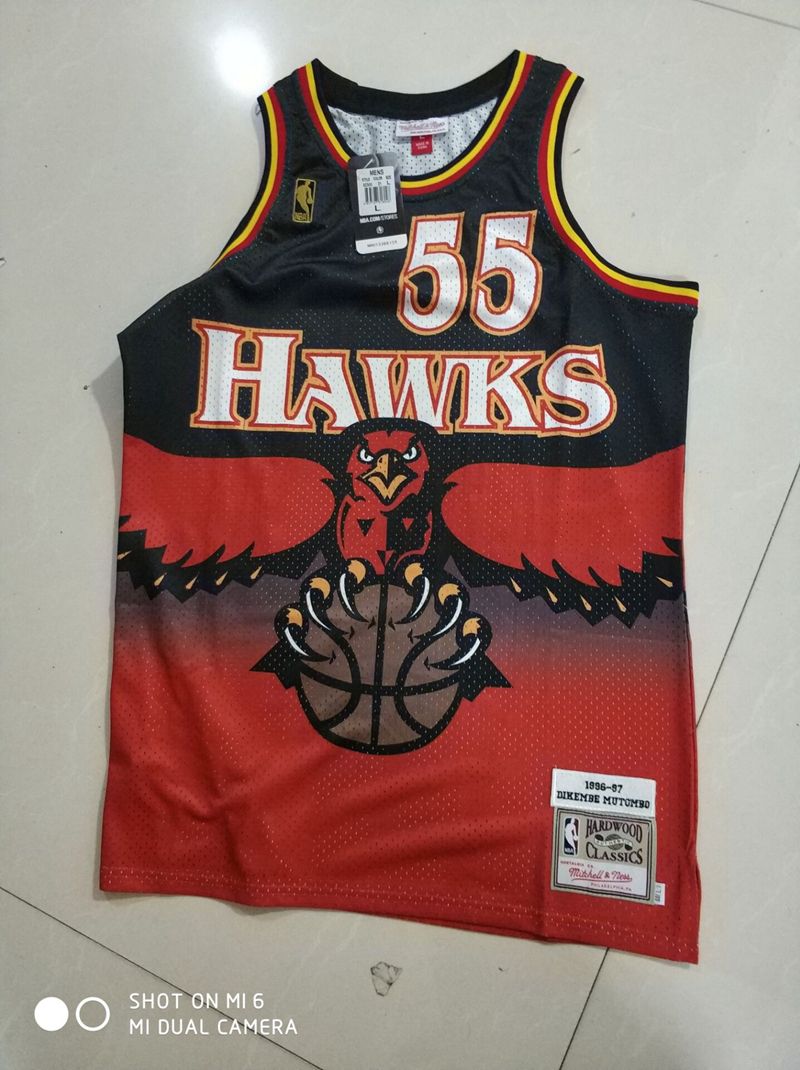 dikembe mutombo hawks jersey