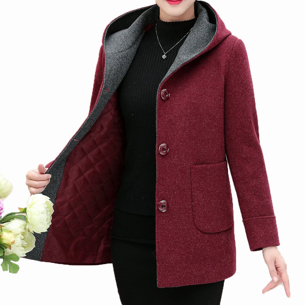 tweed winter jacket womens