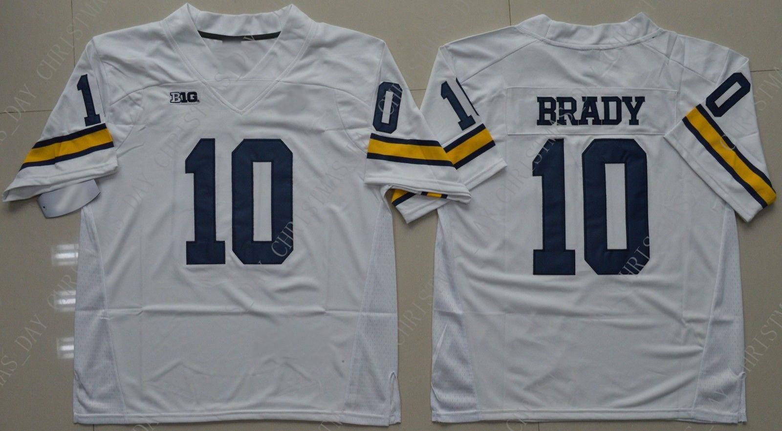 tom brady michigan jersey youth