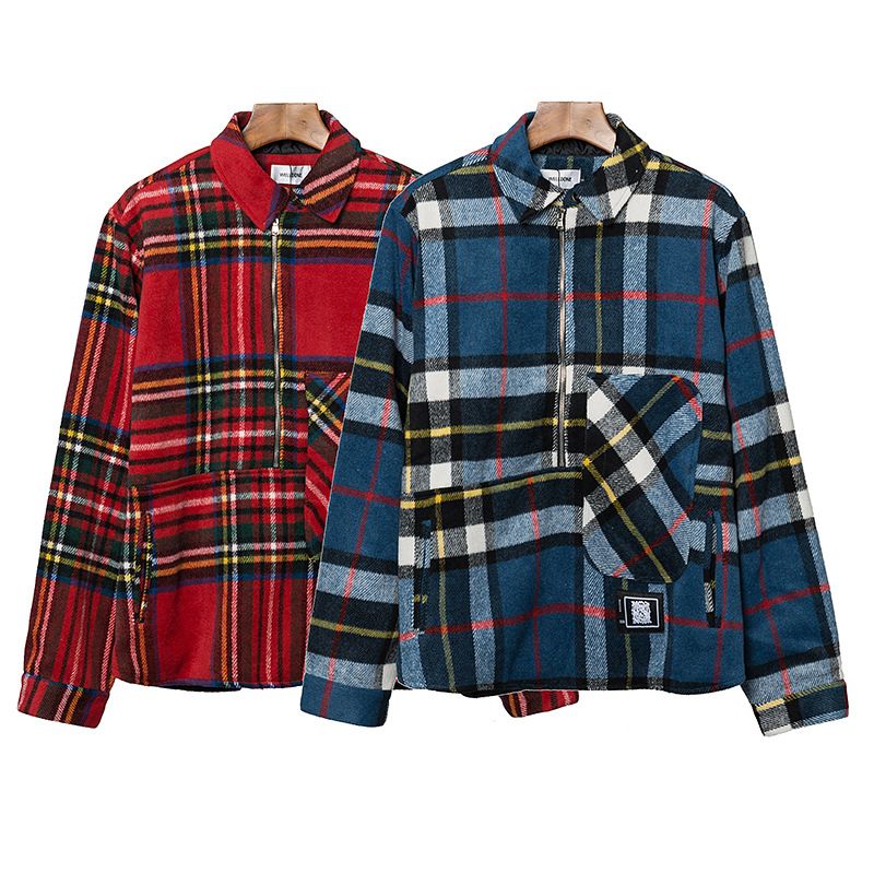 mens plaid pullover
