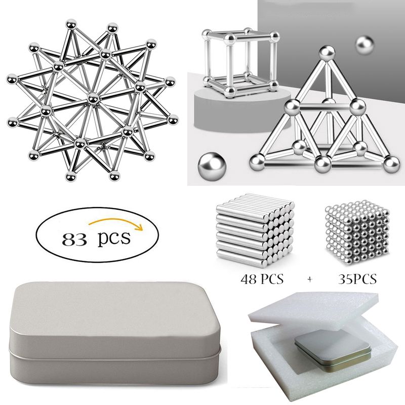 magnetic sticks and balls set
