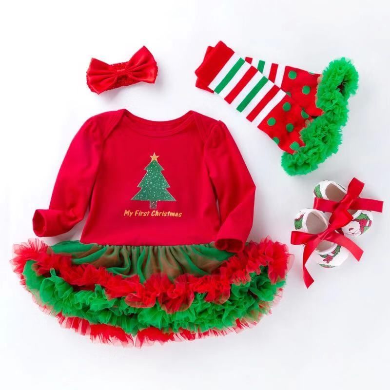 newborn girl christmas dress