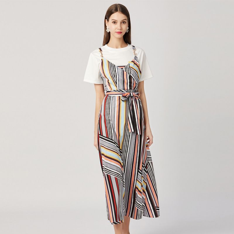 spaghetti strap dress with shirt