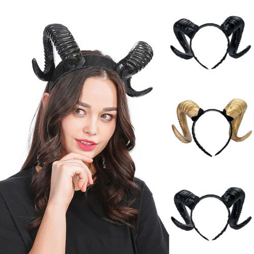Elk Horn Sheep Headband Christmas Festival Party Handmade