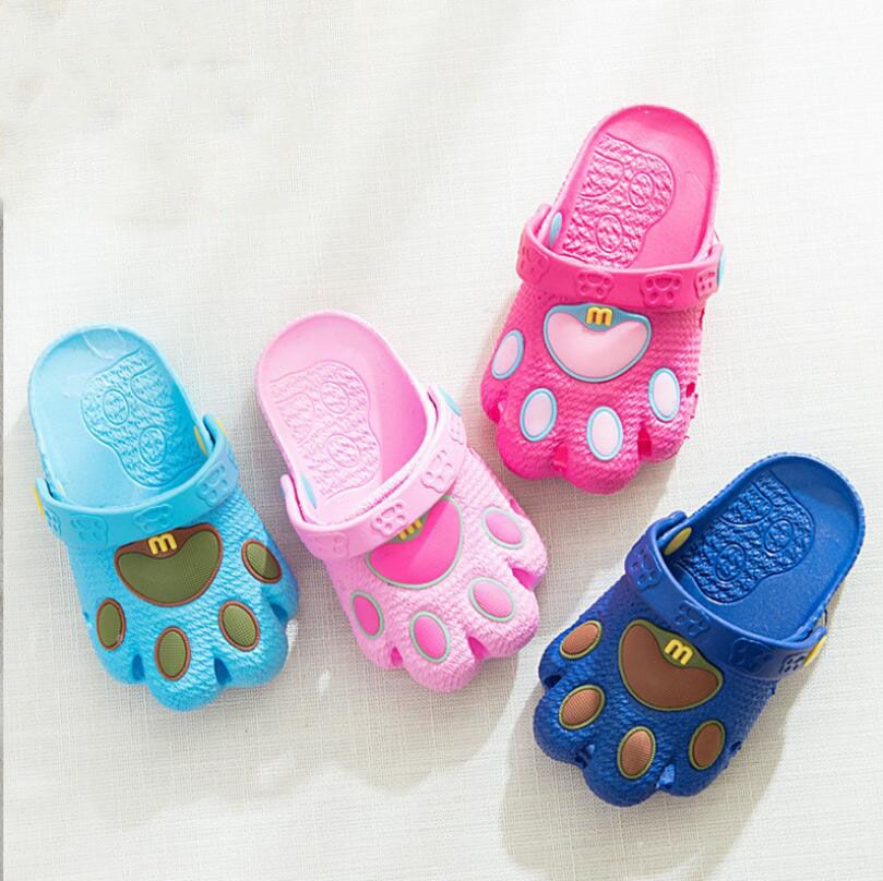Acheter été Bébé Chaussures Enfants Dessin Animé Fond Mou Sandales Respirant Chaussure De Jardin Garçon Fille Plage Porter Des Pantoufles De 132 Du