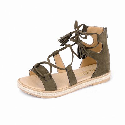 cross strap bohemian sandals