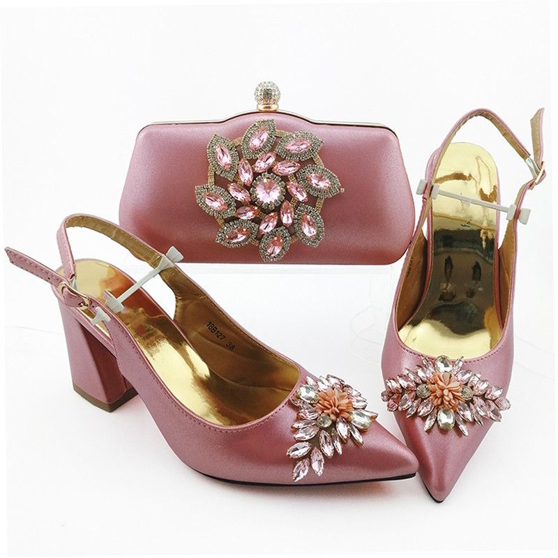 nude shoes and handbag