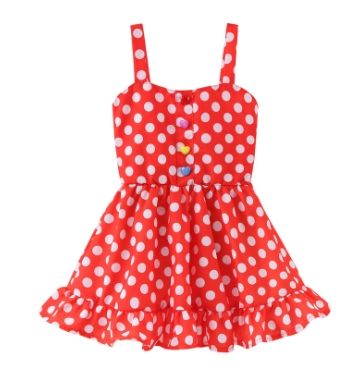 # 2 Striped Dot Princess Dress