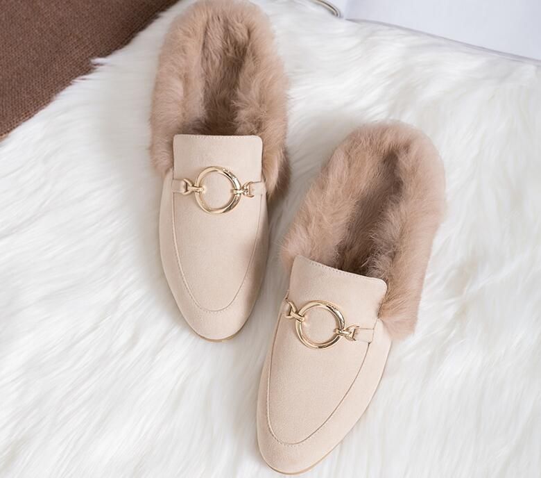 suede mule slippers women's