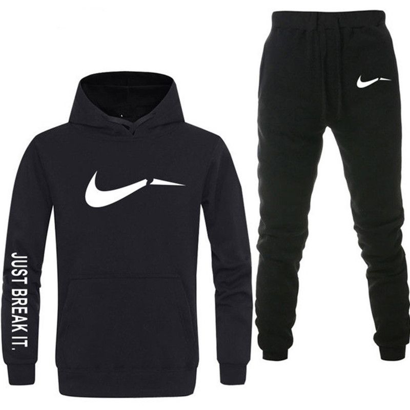 nike hoodie and sweatpants set mens
