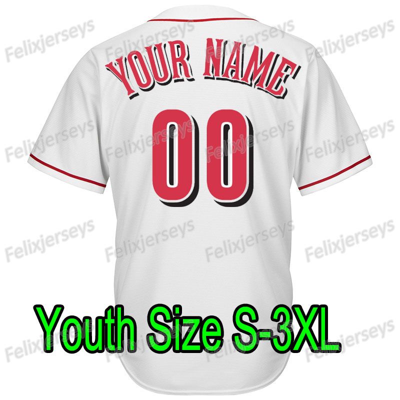 youth white s-xl