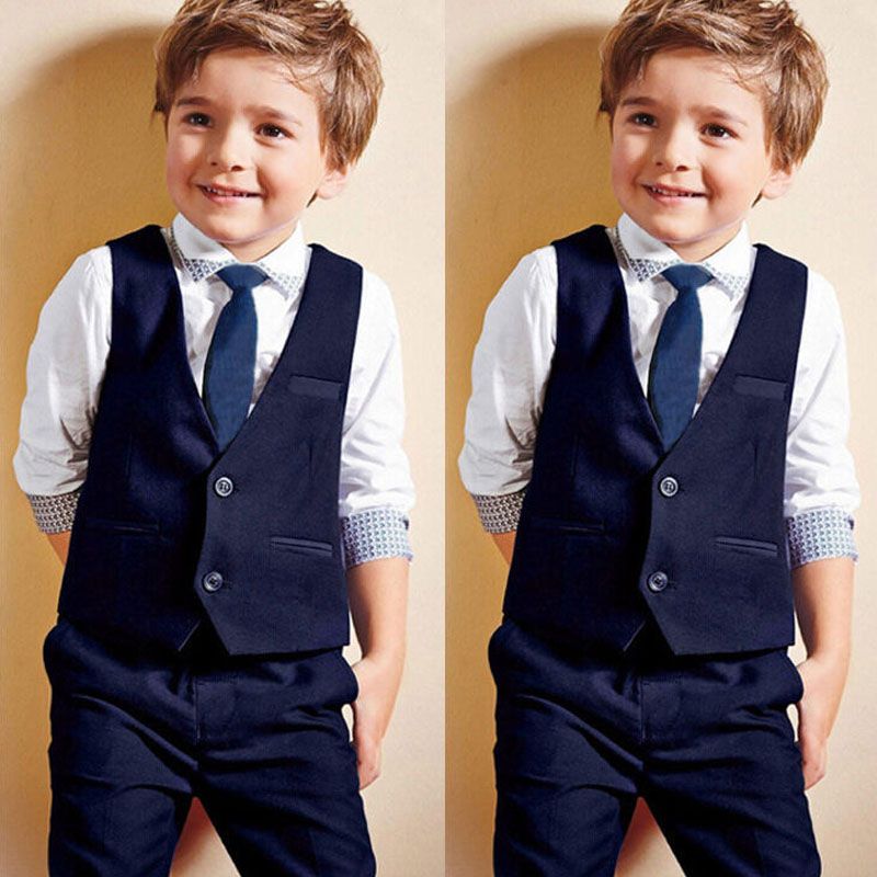 2-Teiliges Kleinkind Jungen Babyanzug Gentleman Kinder Langarm Hemd Hose mit Tr/äger Anzug Kleidung Set