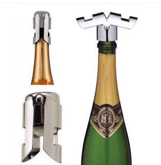 Stainless Steel Champagne Vacuum Sealed Sparkling Wine Bottle Stopper Plug Stainless Steel Champagne Vacuum Sealed Sparkling Wine Bottle Stopper Plug