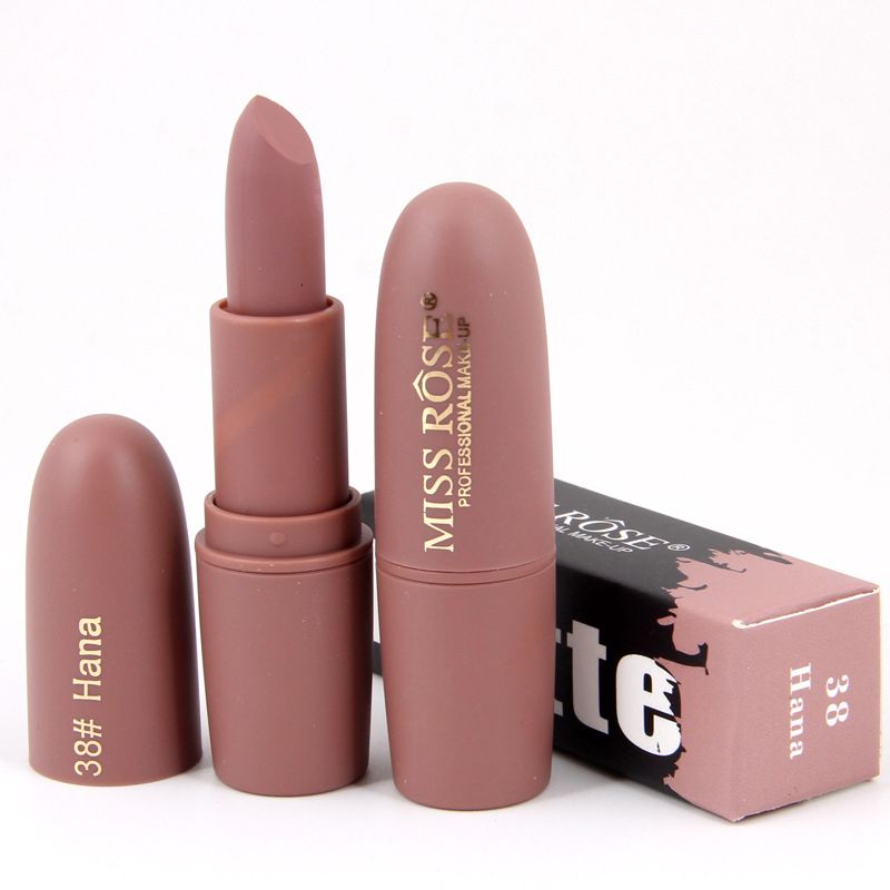 Acheter Miss Rose Rouge à Lèvres Mat Rouge à Lèvres Imperméable Velours 25 Couleurs Sexy Rouge Brun Pigments Maquillage Rouge à Lèvres Matte Beauté