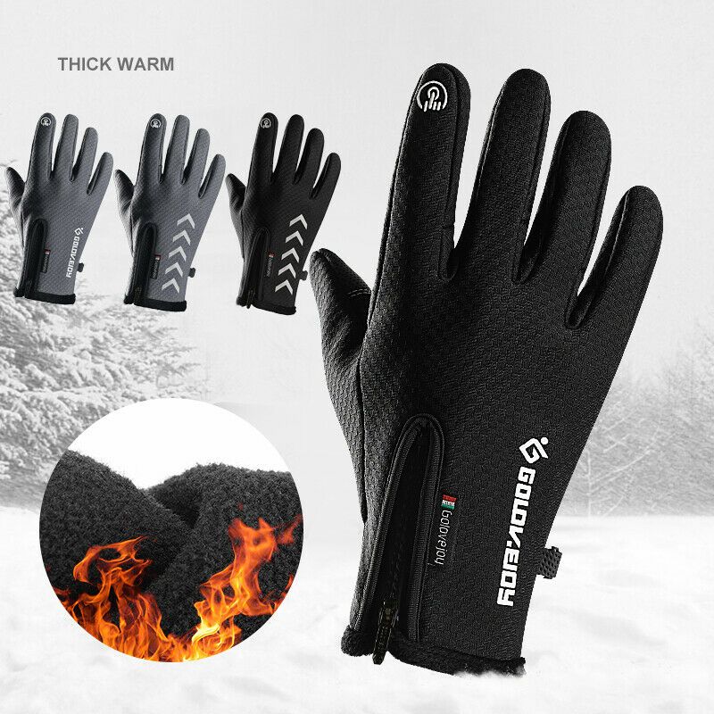2020 Unisex Sport Gloves Touch Screen Windproof Waterproof Outdoor