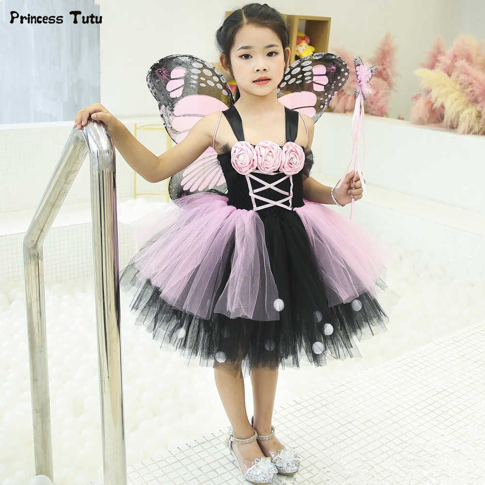 kids black tutu dress
