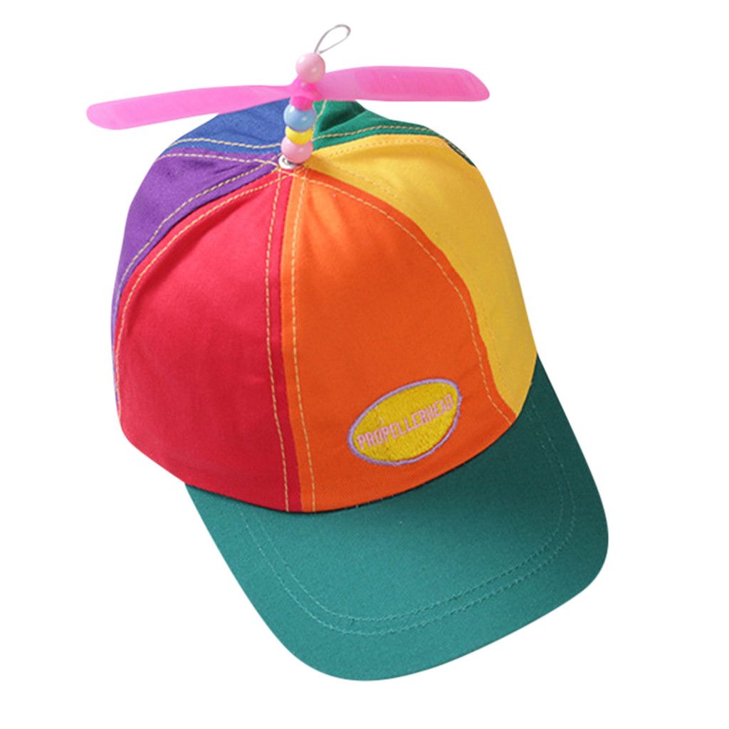 hat with propeller on top