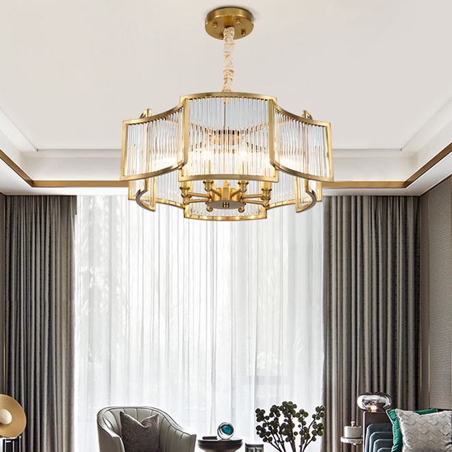 gold chandeliers modern