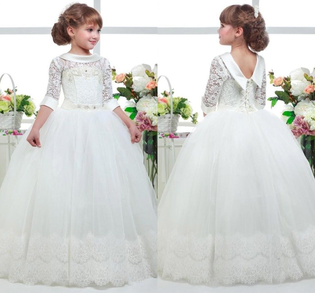 flower girl dresses with petals in the hem