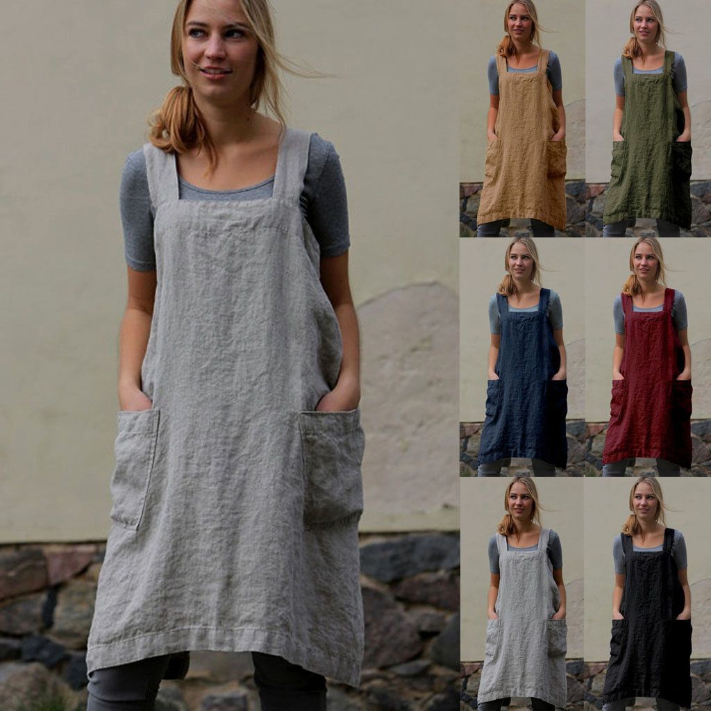 linen ladies dresses