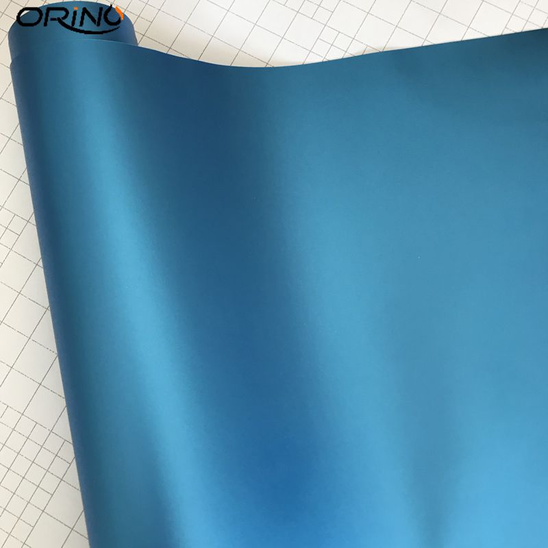 Compre Pelicula De Vinilo Metalico Azul Claro Mate Azul Cielo Mate Cromado Lamina De Envoltura De Coche Con Burbuja De Aire Libre Moto Scooter Etiqueta Engomada Del Coche Etiqueta A 3 59