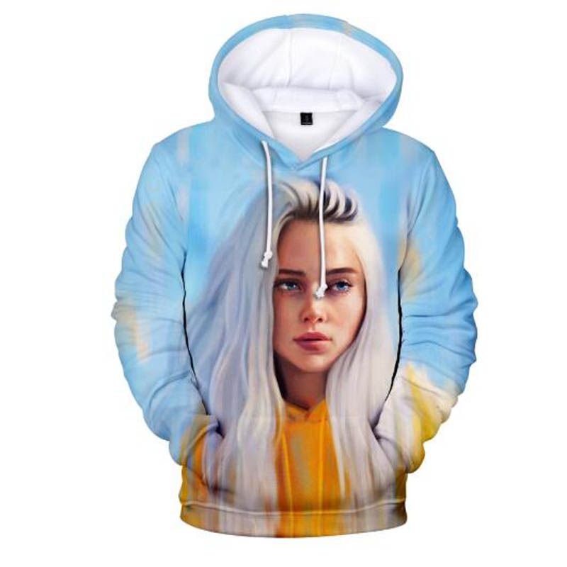 billie eilish moletom com capuz green