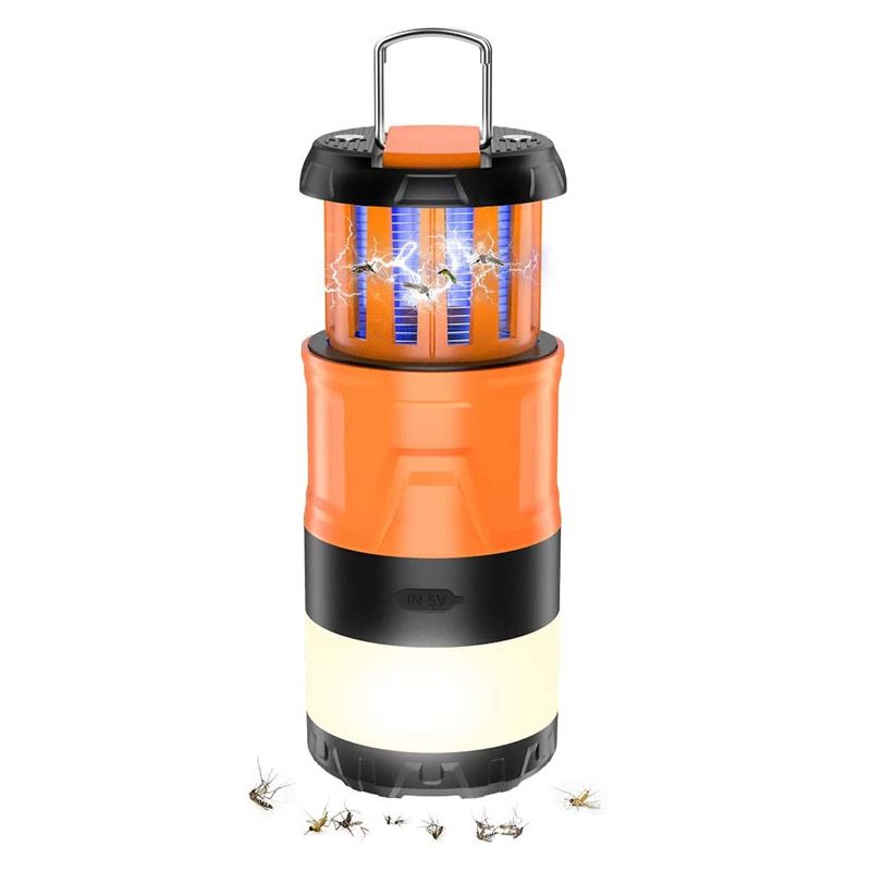 2020 Camping Lantern, 3 In 1 Electric Bug Zapper Led Lantern Mosquito