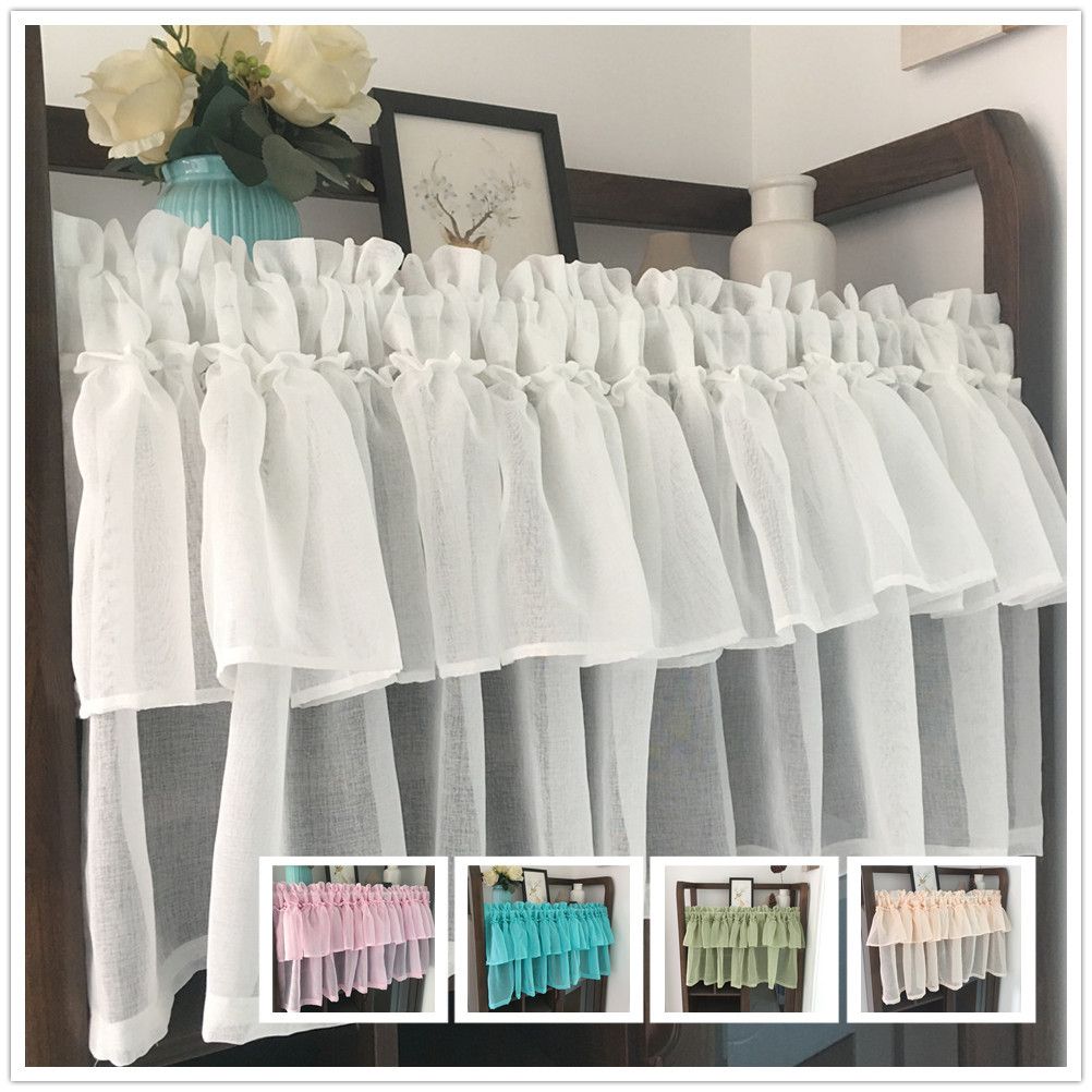 sheer curtains with valance