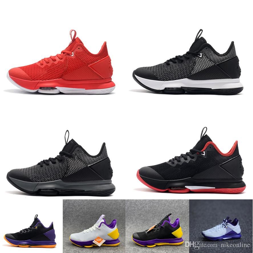 lebron james shoes red and black