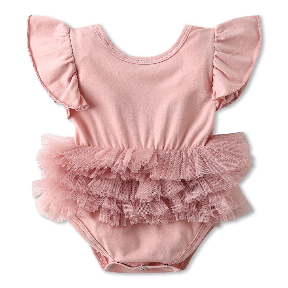 Newborn Infant Baby Girl bowknot Romper Bodysuit Jumpsuit Outfit Summer Clothes