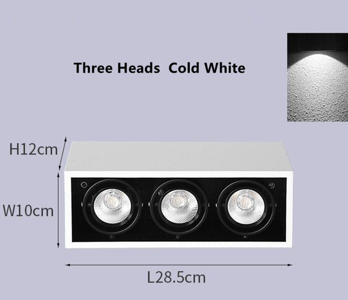 3x10W 콜드 화이트