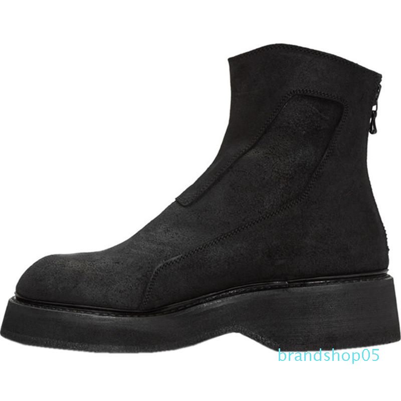 mens dress ankle boots with zipper