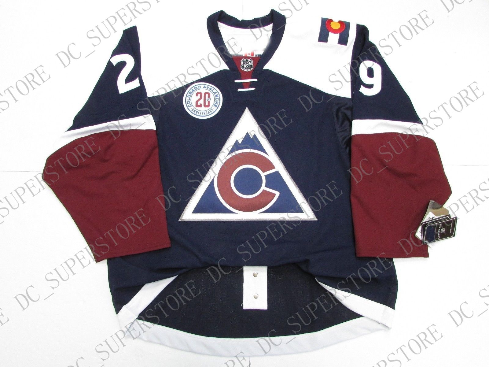 avalanche 20th anniversary jersey