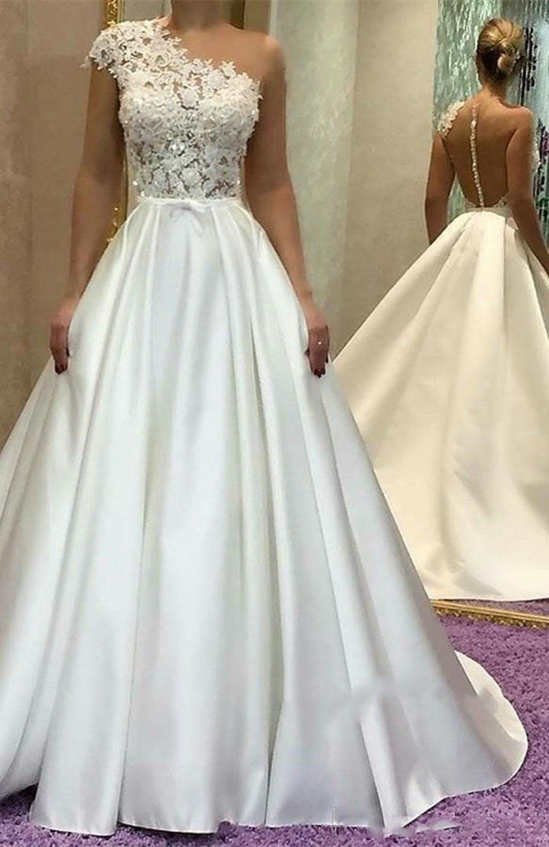 cheap simple wedding dress
