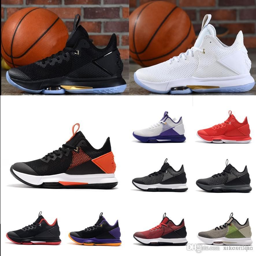 lebron james shoes black and orange