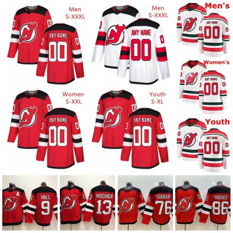 devils red and green jersey