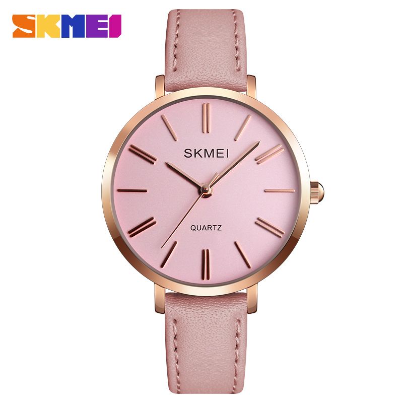 Skmei Fashion Ladies Watch Elegant Female Quartz Watch Women Thin Leather Strap Watches Montre Femme Low Price Watches Wristwatch Online Shopping From Xiaoxue11 22 45 Dhgate Com