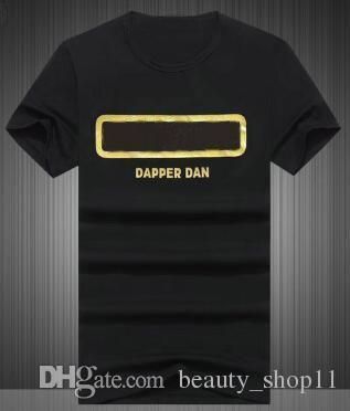 Pricing Milan Dapper Dan Print Men Casual T Shirts Summer Cotton Short Sleeve Boys Sport T Shirt Polo Tops White Black Size M 3xl 1123 T Shirt Making T Shirts For Sale