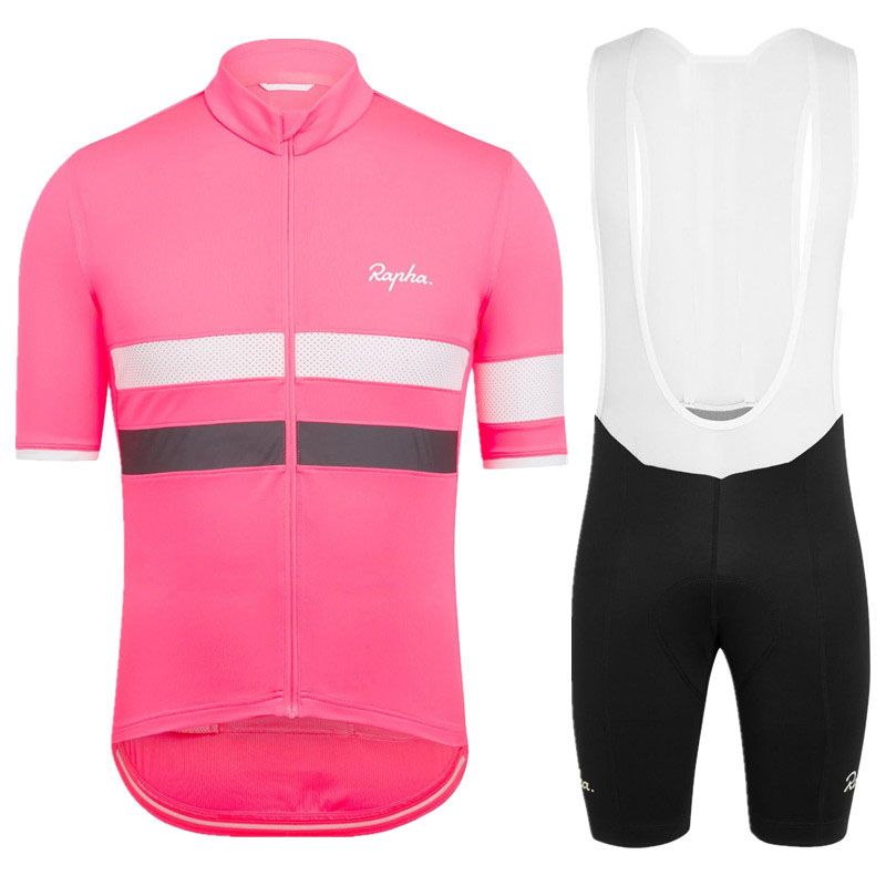 pink rapha jersey