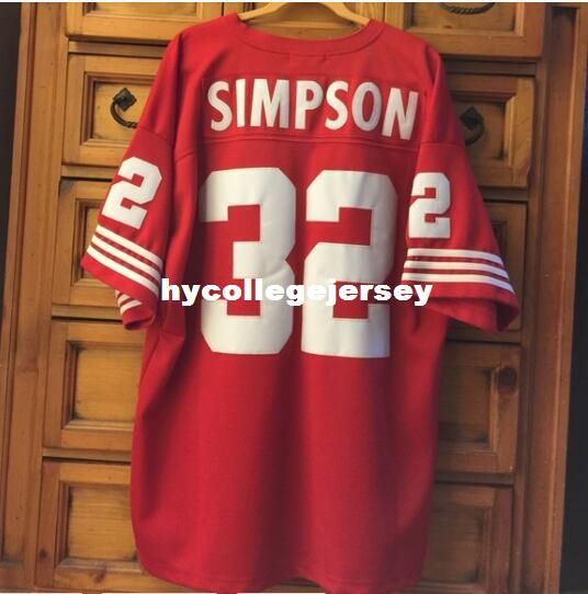 21 Cheap Retro Rare 32 Oj Simpson Jersey Red White Mens Stitching Retro Football Jerseys Fat Man Big And Tall 4xl 5xl 6xl For Sale Ncaa From Hycollegejersey 36 27 Dhgate Com