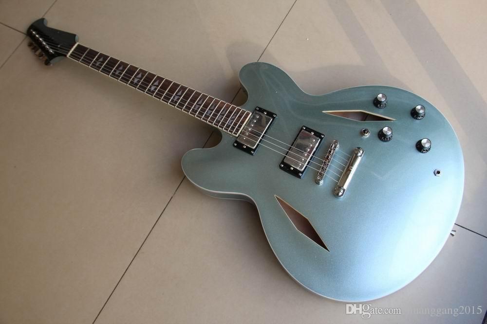 Custom Dave Grohl electric guitar, Semi hollow body. ES 